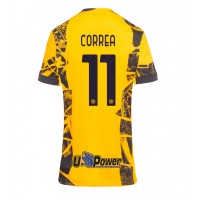 Inter Milan Joaquin Correa #11 Tretí Ženy futbalový dres 2024-25 Krátky Rukáv